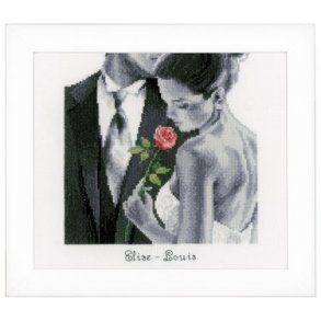 Broderipakning - Krlighedens rose