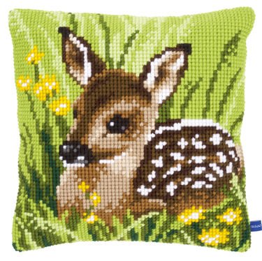 Broderipakning - Stramajpude hjort