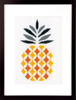 Broderipakning - Vgbillede - Ananas