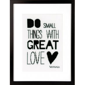 Broderipakning - vgbillede - Do small things..