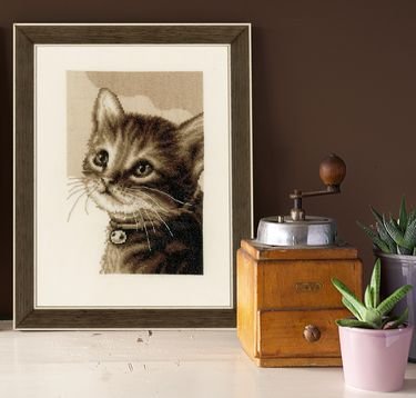 Broderipakning - Billede - kattekilling