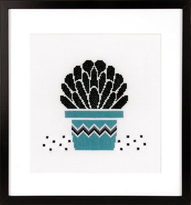 Broderipakning - Vgbillede - Kaktus I