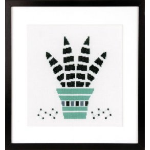 Broderipakning - Vgbillede - Kaktus III