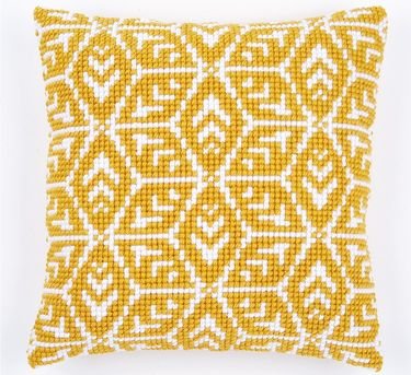 Broderipakning - stramaj pude - Botaniske blade II