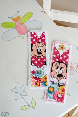 Broderipakning bogmrker - Disney Minnie Mouse