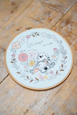 Broderipakning - fdsels minde - Disney Dalmatiner hvalp