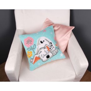 Broderipakning - stramaj pude - Disney lille Dalmatiner