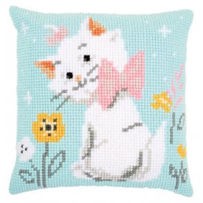 Broderipakning - stramaj pude - Disney Aristocats Marie