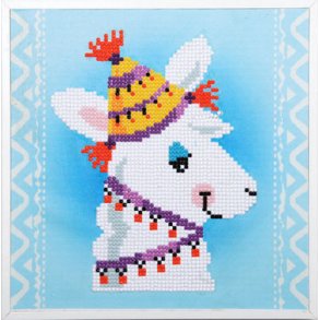 Diamond Painting kit - Billede - Lama