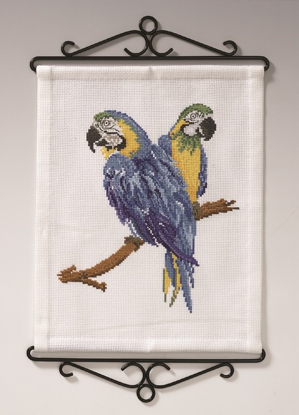 Broderipakning - Billede - Papegjer Ara