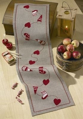 Broderipakning - Julelber - Julepynt