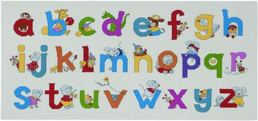 Broderipakning - Billede - Happy Friends ABC