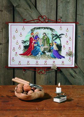 Broderipakning - Julekalender - Betlehem