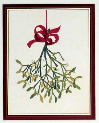 Broderipakning Julepynt - Mistelten