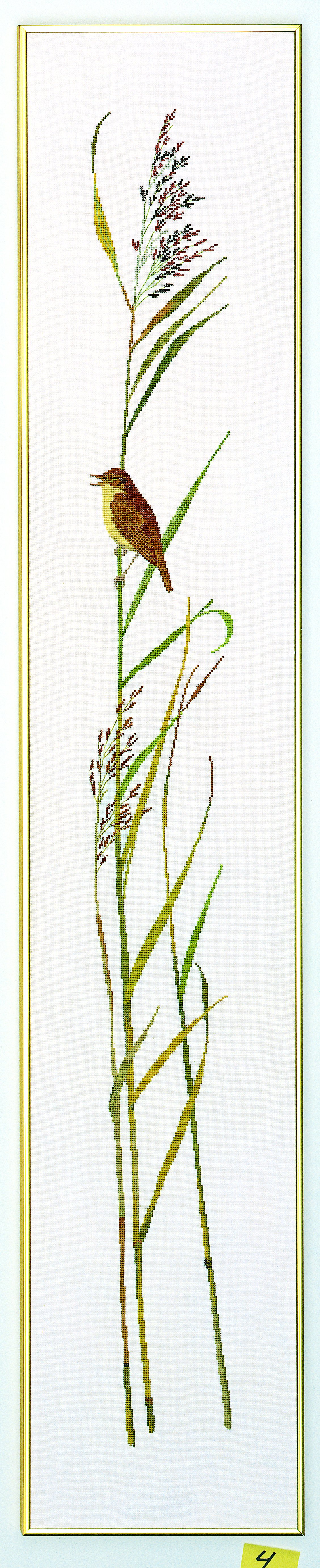 Broderipakning - Sivsanger i siv