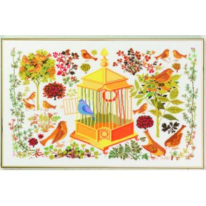 Broderipakning - Billede - Nattergalen