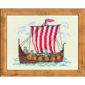 Broderipakning - Vikingeskib Norsk