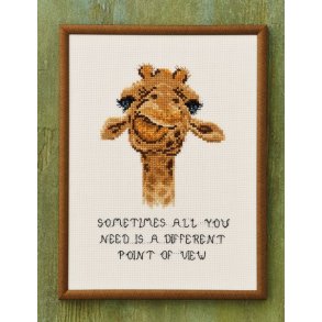 Broderi pakning - ordsprog - Skn giraf