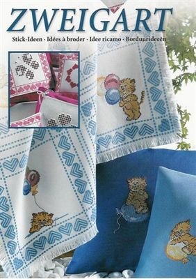 Babymotiver med katte og dyr - Zweigart