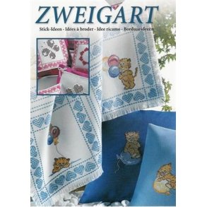 Babymotiver med katte og dyr - Zweigart