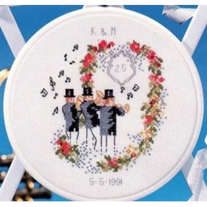 Broderipakning - Slvbryllup