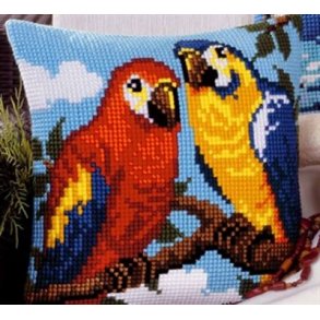 Stramaj - Pude med papegjer