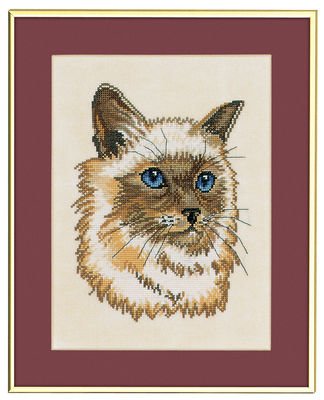 Broderipakning - vgbillede - Siamesisk Perser