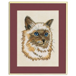 Broderipakning - vgbillede - Siamesisk Perser