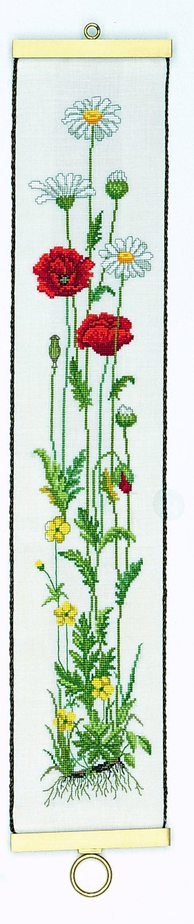 Broderipakning - Klokkestreng valmue