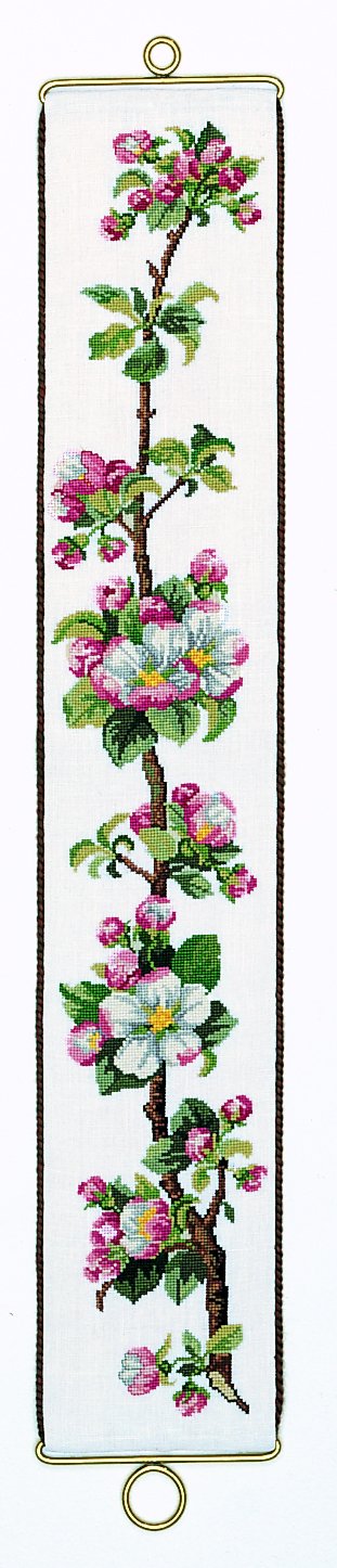 Broderipakning - Klokkestreng blegren