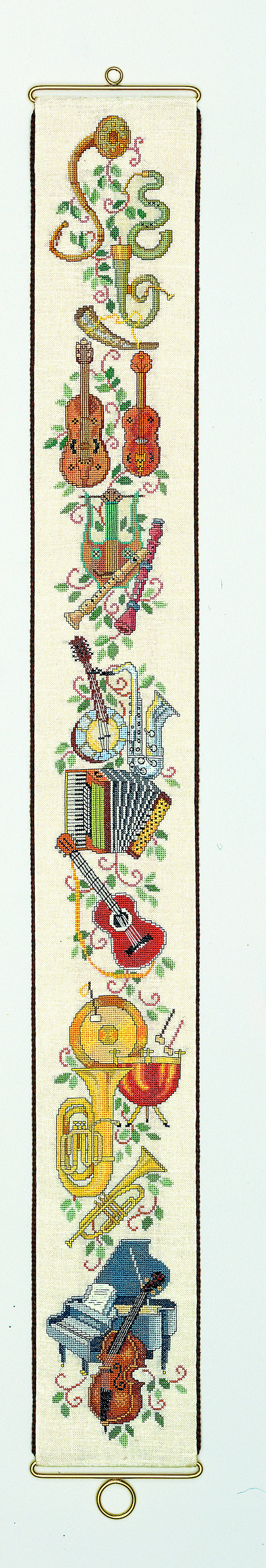 Broderipakning - Klokkestreng musik