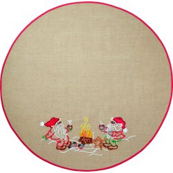 Broderipakning - P�tegnet Juletr�st�ppe - Kaffepause