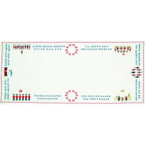 Broderipakning - lber - Fdselsdagslber med vers af brnesange