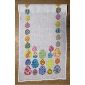 Broderipakning - Bordlber - Farvede Pskeg