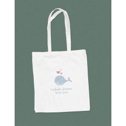 Broderipakning - Billede - I whale allways love you