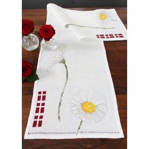 Broderi pakning - bordlber - Hjertelig tillykke til hendes Majestt Dronning Margrethe