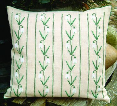 Broderipakning - Pude - Vintergk