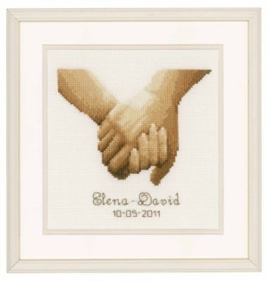 Broderipakning - Bryllup - 2 hnder