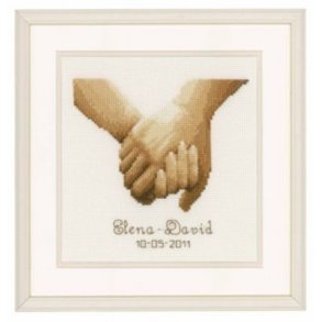 Broderipakning - Bryllup - 2 hnder