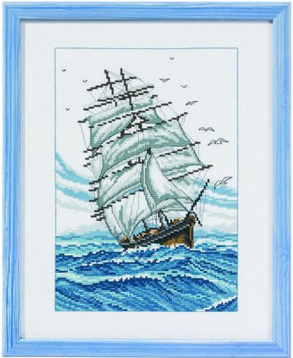 Broderipakning - To masters Skonnert