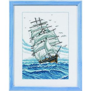 Broderipakning - To masters Skonnert