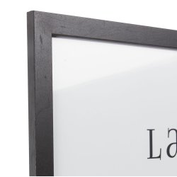 Ramme str. 50 x 70 cm. - Natur / Sort / Hvid