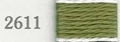 Mat bomuld - Brunlig gr