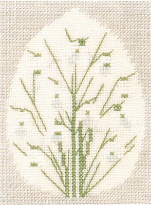 Broderipakning - kort - Vintergk