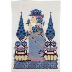 Broderi pakning - Bjrn Wiinblad Bl Dame