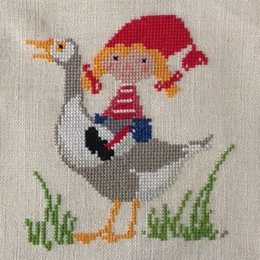 Broderipakning - Billede - Nissepige p gs II