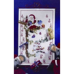 Broderipakning - Julekalender - Julemand i tr�