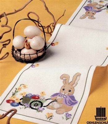 Broderipakning - Pskelber med kyllinger