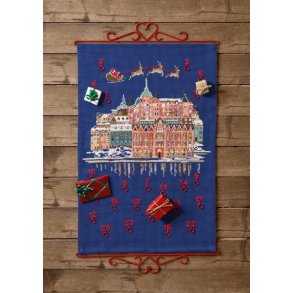 Frdigbroderet julekalender - Jul i byen