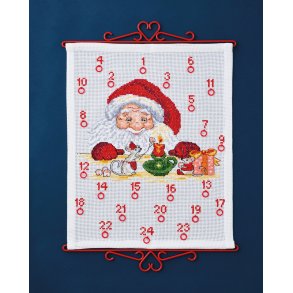 Broderipakning - Julekalender - Julemand og mus